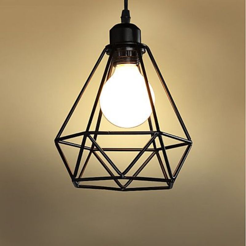 kap lampu gantung diamond