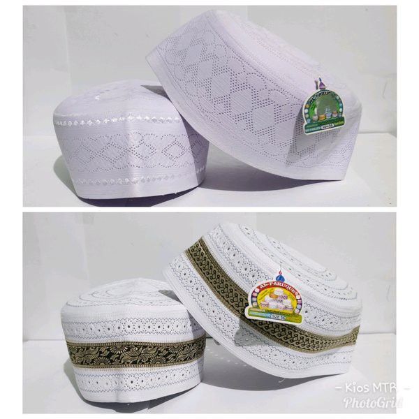 Unik Peci Bangladesh Original Al Faruq Motif List Pita dan Polos Motif terbaik
