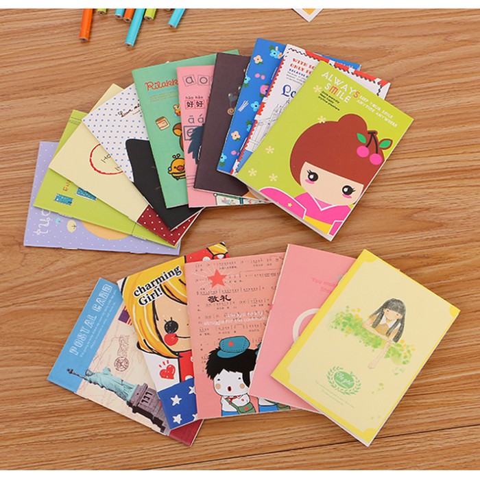 

Notepad Gambar Cantik Lucu Buku Catatan Kecil Mini Buku Diary Kartun