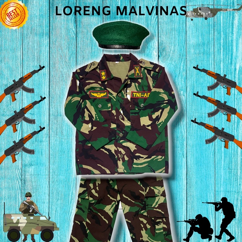 Jual Baju TNI Tentara Anak / Seragam TNI Tentara Anak / Kostum TNI ...