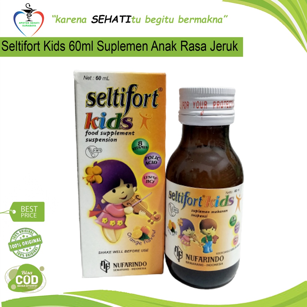 SELTIFORT KIDS SYR  60ML Multivitamin Pertumbuhan Anak