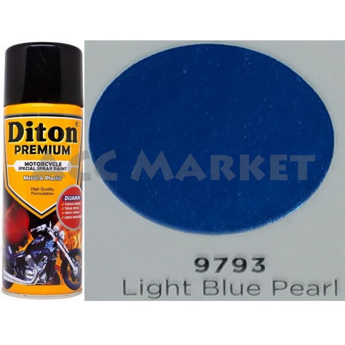 Pilox Diton Premium Pilok Pylox Biru Light Blue Pearl 9793