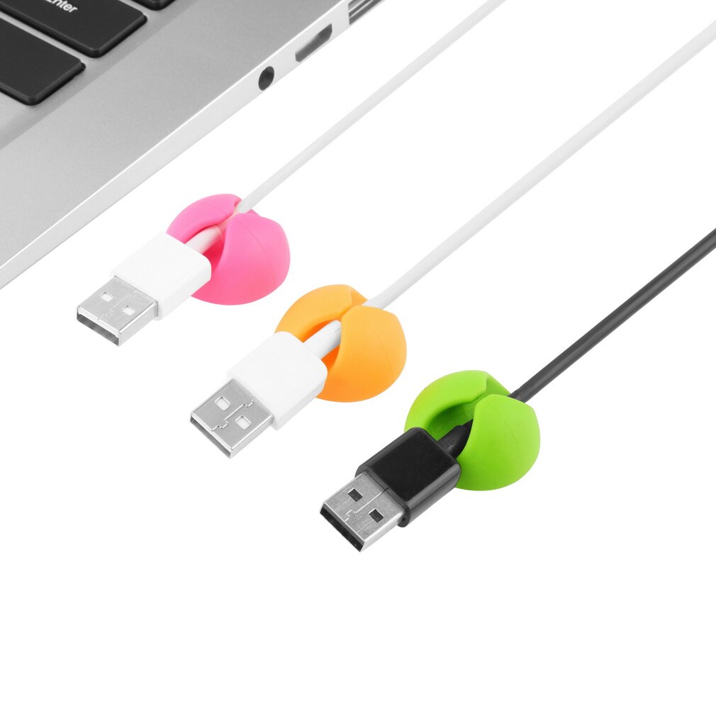 5pcs Klip Holder Organizer Kabel Dengan Perekat