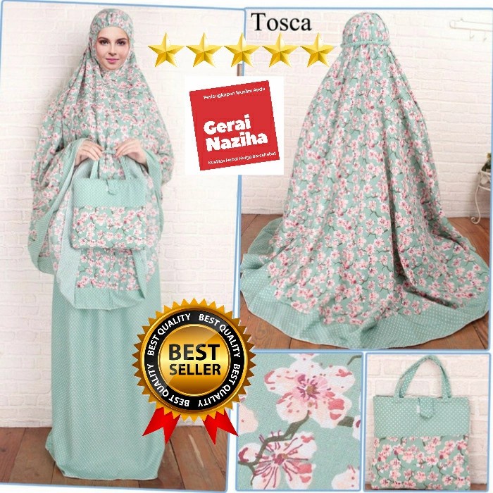 COD MUKENA DEWASA JUMBO MUKENA TERLARIS KATUN DEWASA JUMBO ORIGINAL GRADE A (RHEINI COLECTION)