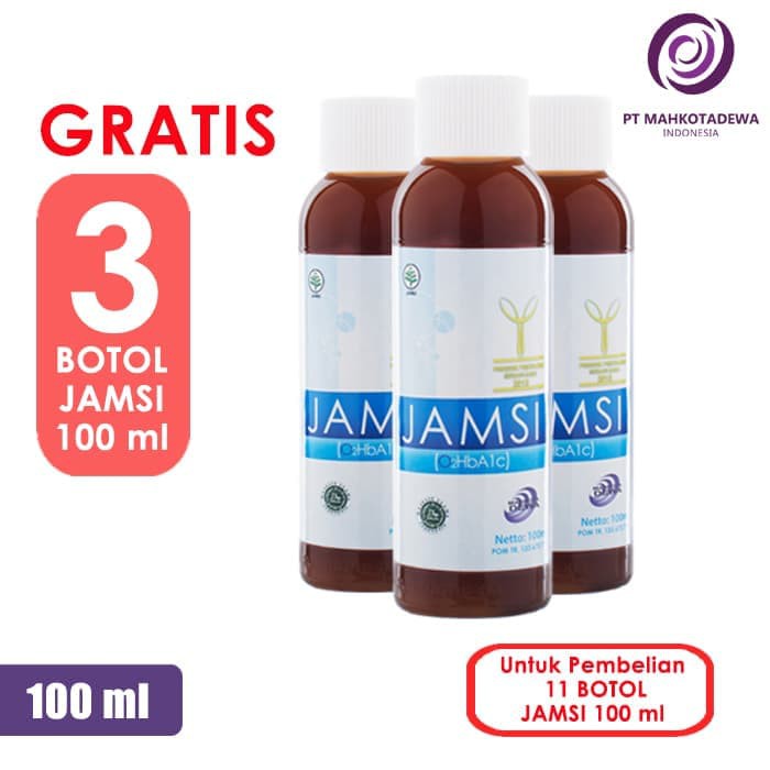 

Paket Hemat 14 Jamsi 100ml Herbal Jamu Obat Kencing Manis Diabetes Gula Darah