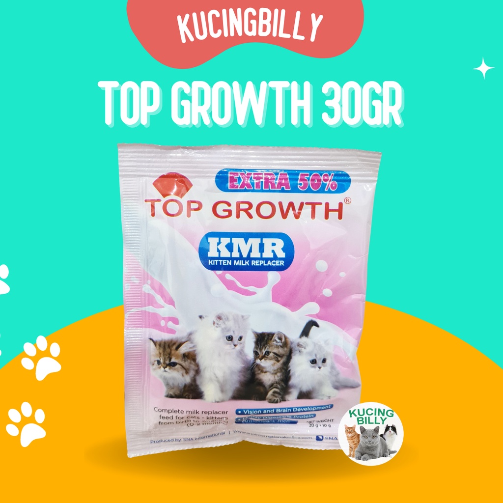 Top Growth susu kucing per sachet 30gr