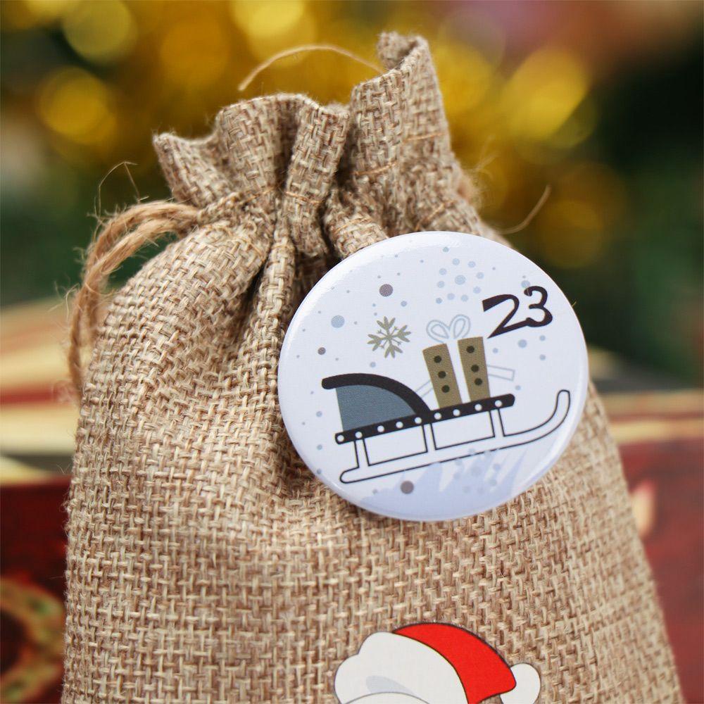 1 Set Lencana Label Anti Hilang Untuk Dekorasi Natal