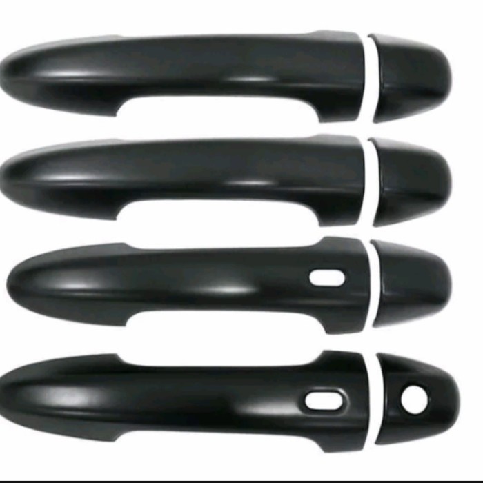 COVER HANDLE PINTU HITAM DOFF MOBIL ALL NEW YARIS 2018-2022 SMARTKEY