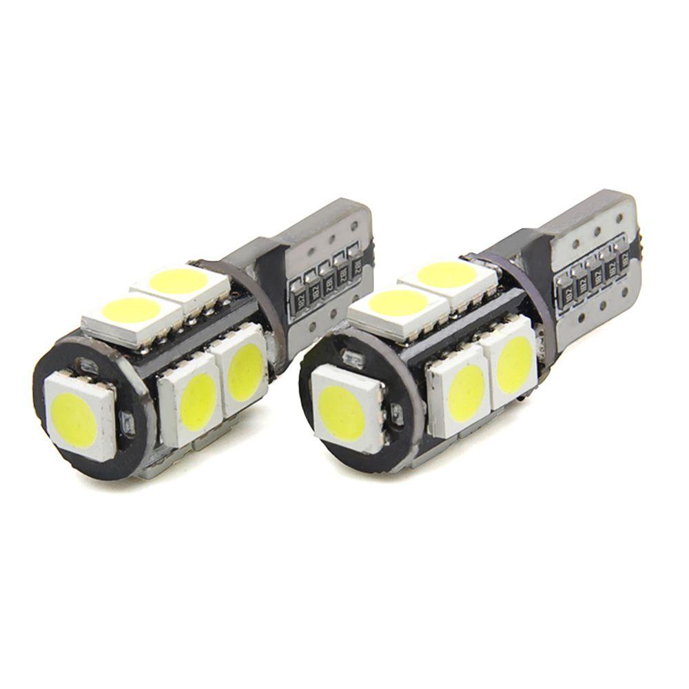 Populer 2Pcs Lampu Plat Lisensi Putih 2Pcs 12V LED 50509smd Dome Map