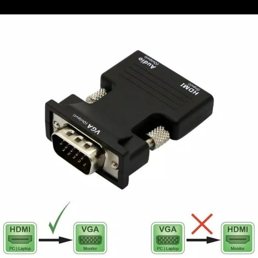 HDMI Female to VGA Male With Audio