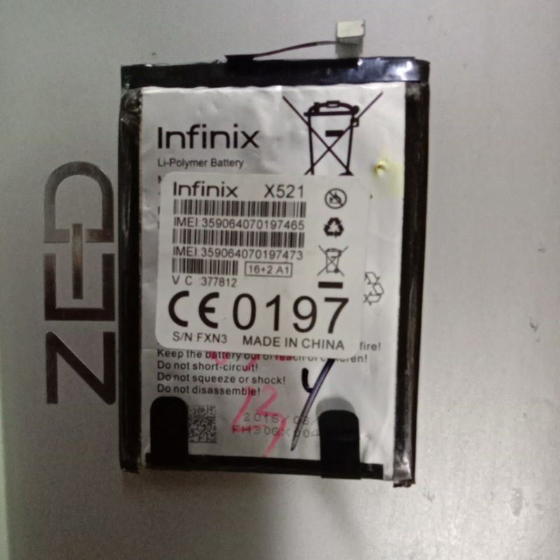 Batere_Hp_Infinix_X521_Second