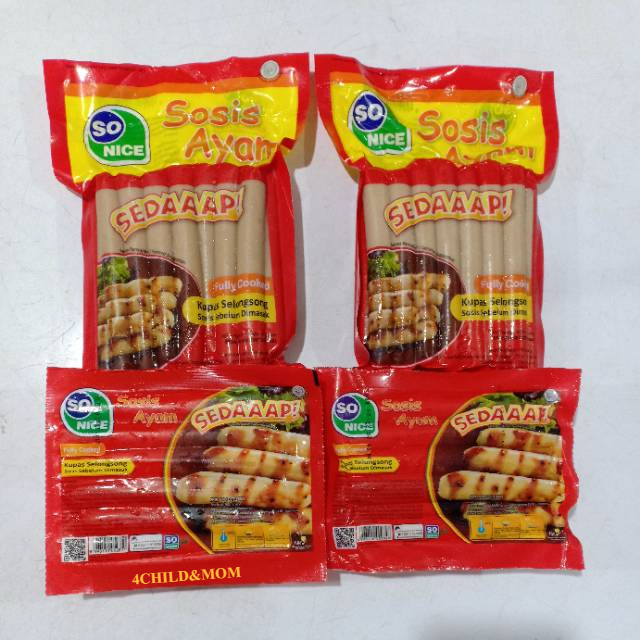 

Sonice sosis ayam 375gr So Nice