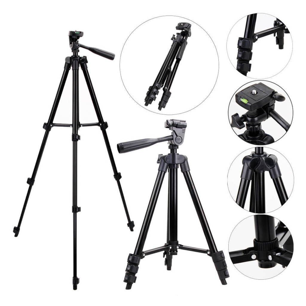 A_  Tripod (Black) 1 meter + Holder U seri 3120 Tripod holder 3120