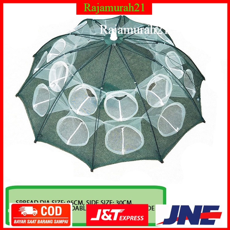 Jaring Pancing Ikan Hexagonal 20 Hole Fishing Net Trap Cage - 7RSE1LXX