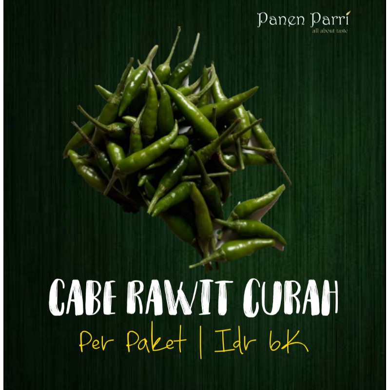 

Cabe Rawit Hijau Curah