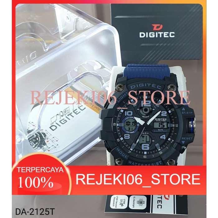 Jual Jam Tangan Digitec Pria Rubber DA-2125T DA2125T - BBL-4W
