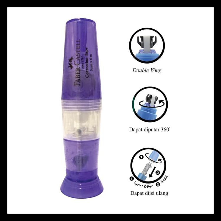 

Diskon Faber-Castell Correction Tape Qar 506 Purple Barrel Keren