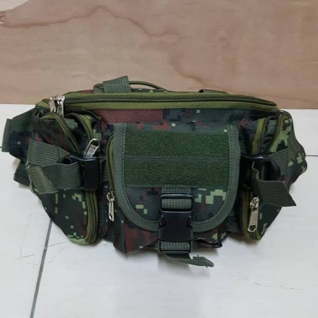 tas selempang | Tas pria loreng | tas pinggang loreng TNI | Tas pinggang tipe 702 loreng