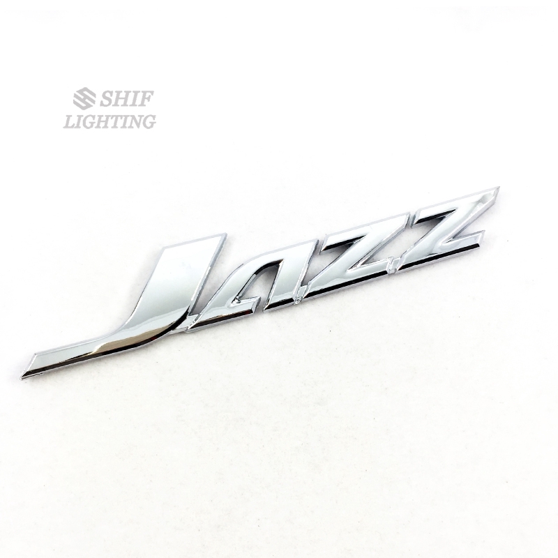 1Pc Stiker Emblem / Badge Motif Jazz Bahan ABS untuk Mobil Honda Jazz