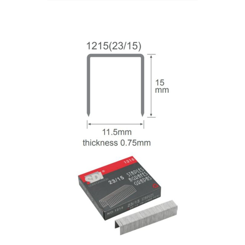 

SDI staples 1215/2315 // isi stapler sdi // staples sdi // Staples 23/15