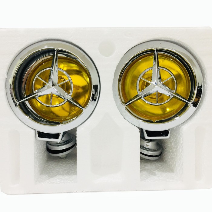 FOGLAMP WQ8042 KUNING UNIVERSAL /LAMPU KABUT MOBIL / SOROT MODEL MERCY