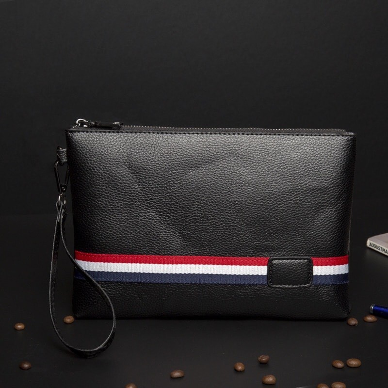 #Bayar Di Tempat#Tas Tangan Pria - Clutch Pria Import STRIPE 5203