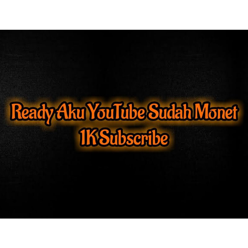 Akun YouTube Fresh Monet Subscribe 1K Sepaket Dengan Adsense