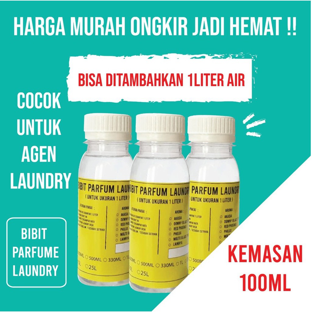 BIBIT SONIK LAUNDRY 1 LITER (kemasan 100 ml)