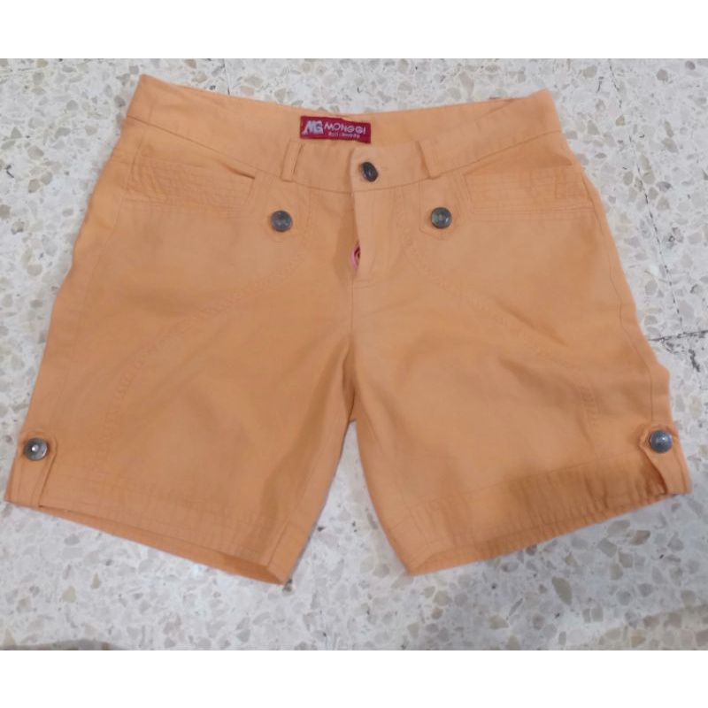 preloved hot pants orange
