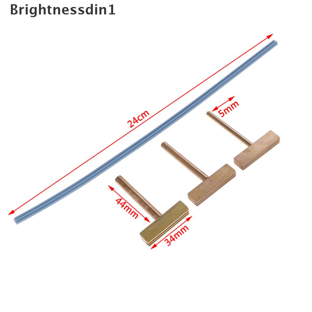 (Brightnessdin1) Ujung Solder Bentuk T Bahan Tembaga Untuk Reparasi Layar Lcd