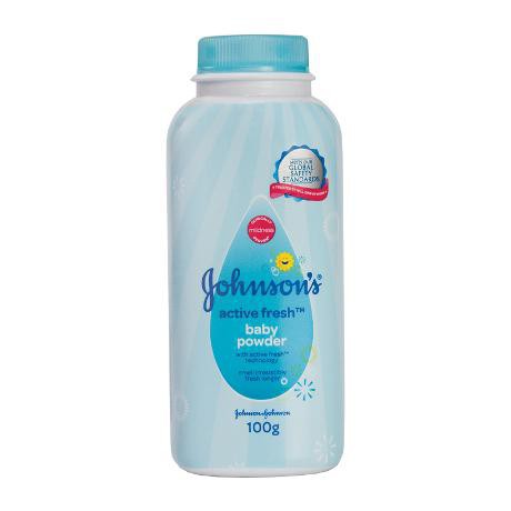 Johnson's Baby Powder Active Fresh Bedak Bayi Tabur 100 gram