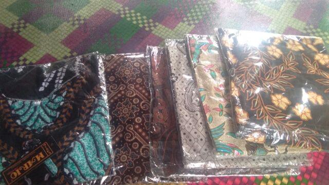 Batik Wanita Asj Sa Hrb026 Kenongo Kemeja Tosca Pendek