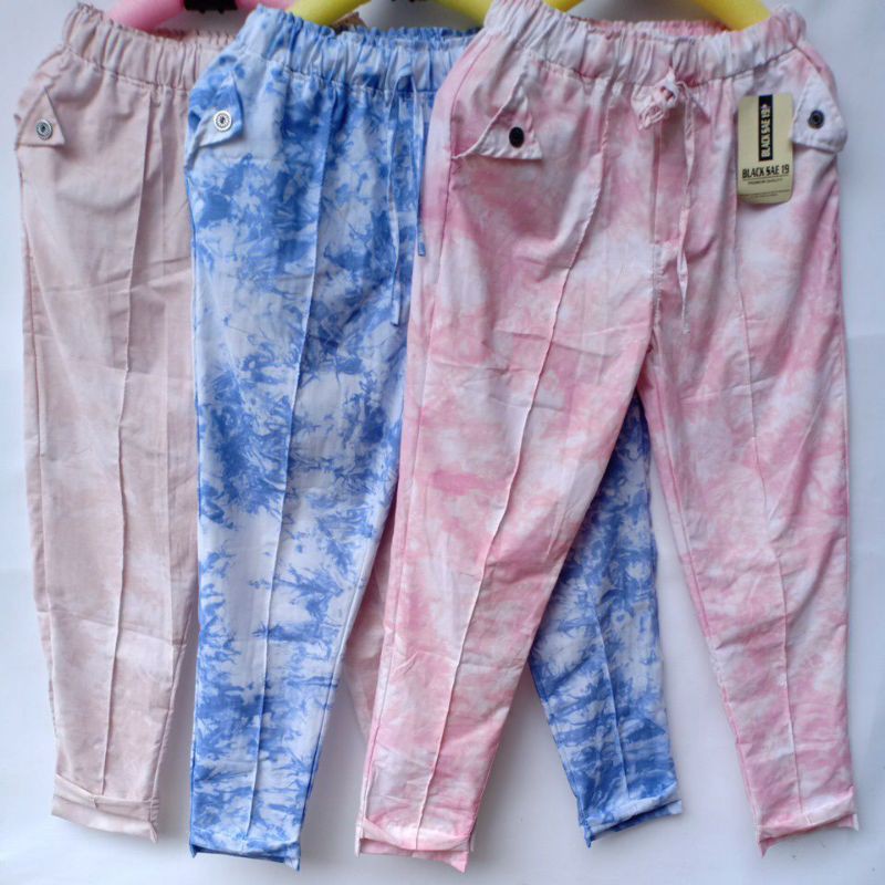 CELANA BAGGY PANTS TIE DYE