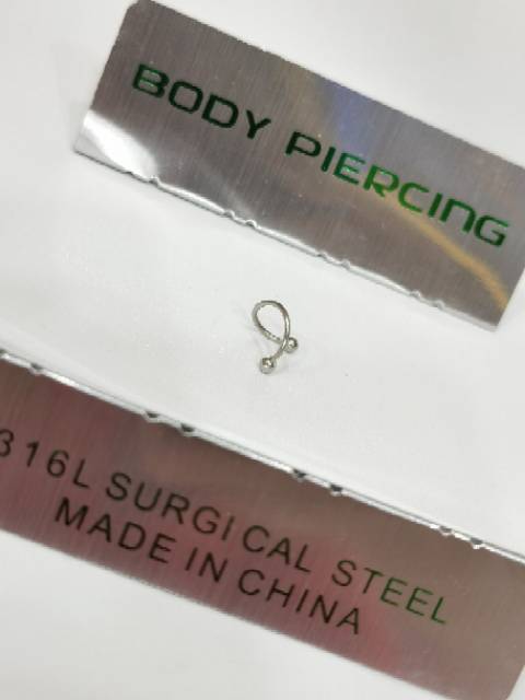 [SIAP KIRIM] ANTING PIERCING | ANTING METAL | BODY PIERCING COWOK CEWEK AT05