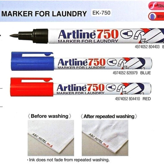 

SPIDOL ARTLINE LAUNDRY PERMANENT MARKER EK-750