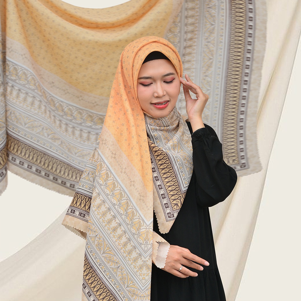 Hijab Jumbo | Kerudung Segi Empat Motif | Jilbab Syar'i Gulmira Series