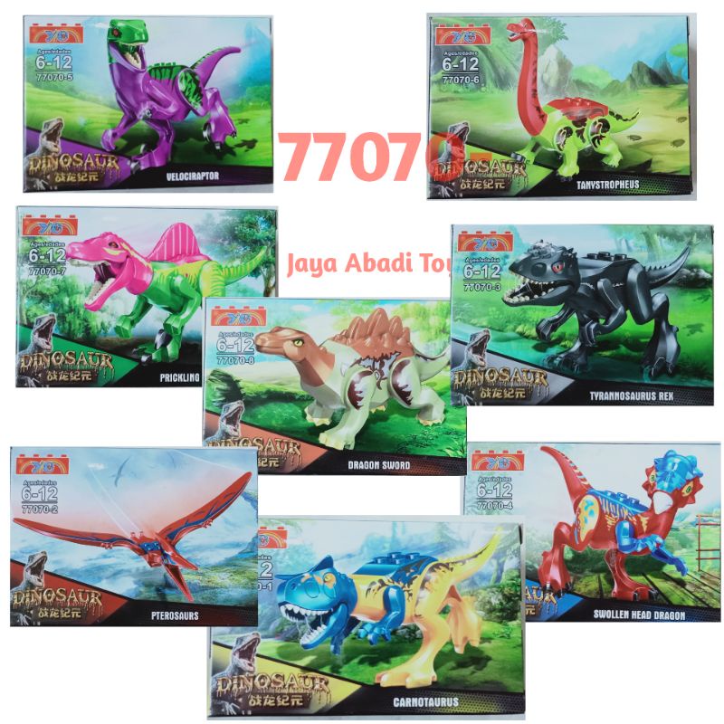 Mainan Bagus Murah Lego Brick Dinosaurus 7707-