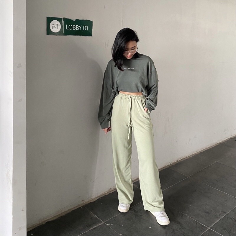 Hana Pants / Kulot Babyterry / Tiecollection