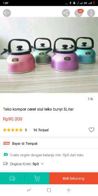 Teko Kompor Ceret Siul Teko Bunyi Maspion 5liter Whistling Kettle