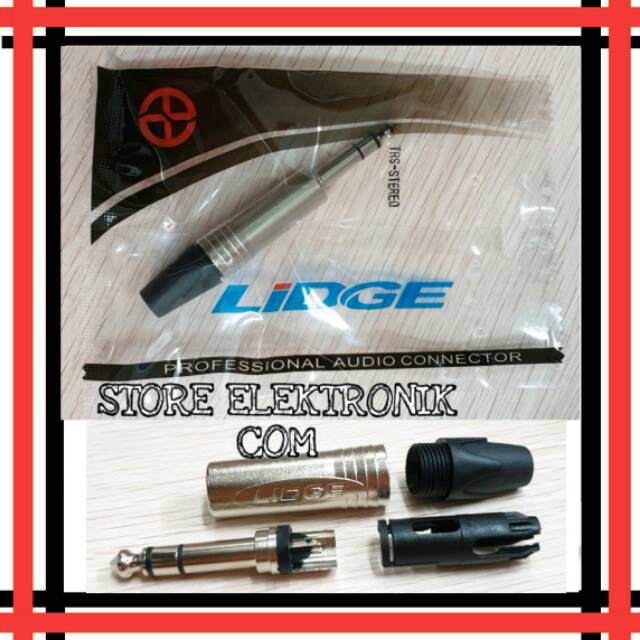 Jack / Plug Mic Stereo Lidge Original