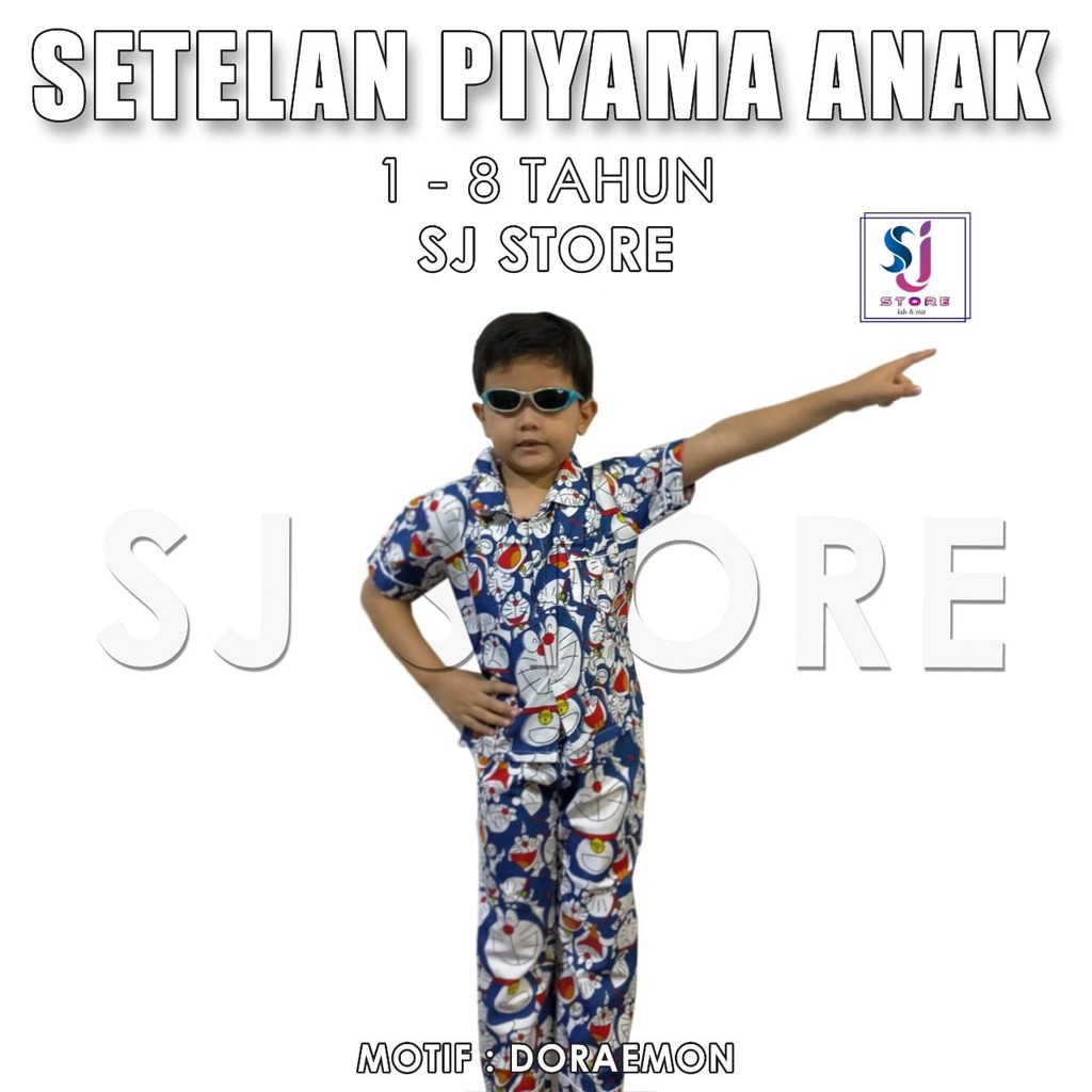 Setelan / Piyama Anak Junior Terbaru &amp; Terlaris 6 - 10 Tahun