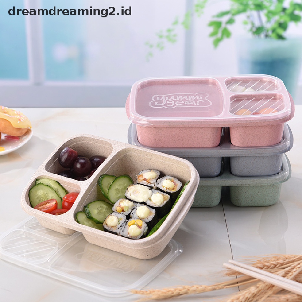 (LIKE) Kotak Makan Siang Portable Anti Bocor Untuk Anak