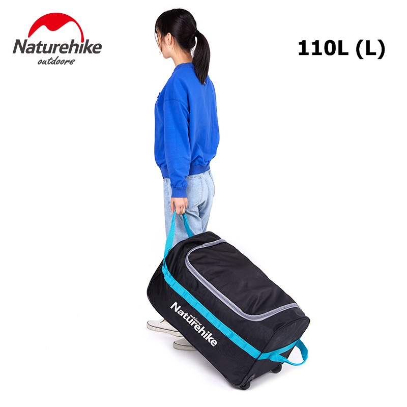 Naturehike Tas Koper Lipat 110L NH18X027-L Koper Travelling Besar Travel Bag Pakaian Roda Portable