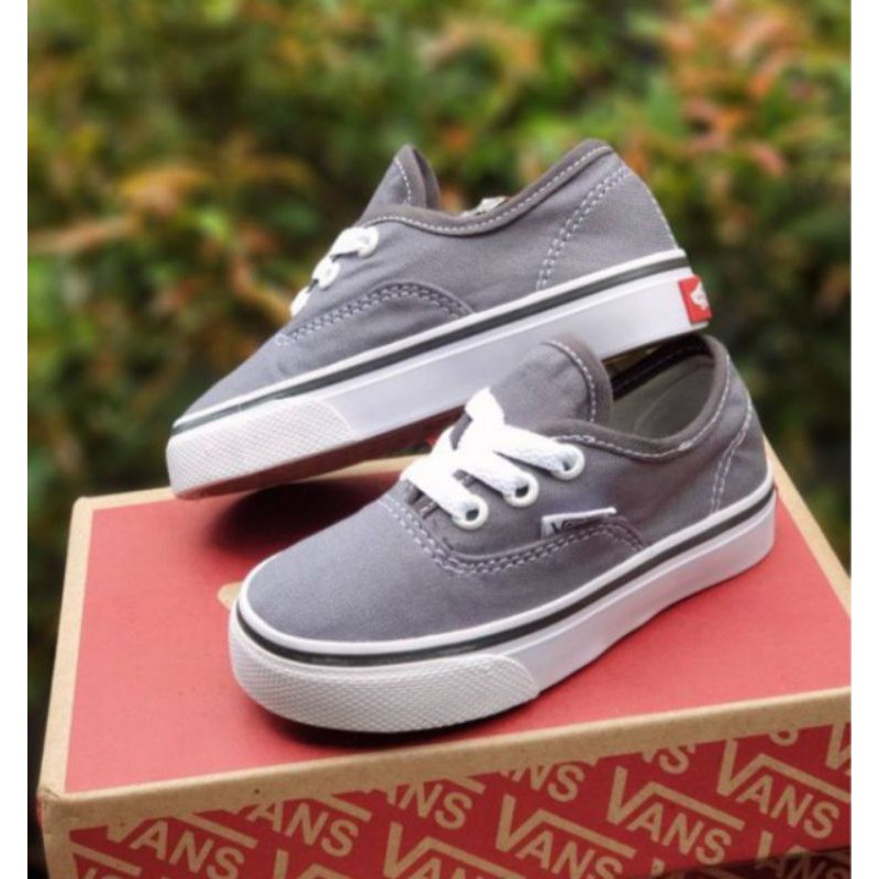 Sepatu anak vans autentic tali unisex klasik