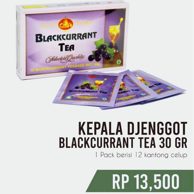 

Kepala jenggot blackcurrant tea 30 gr