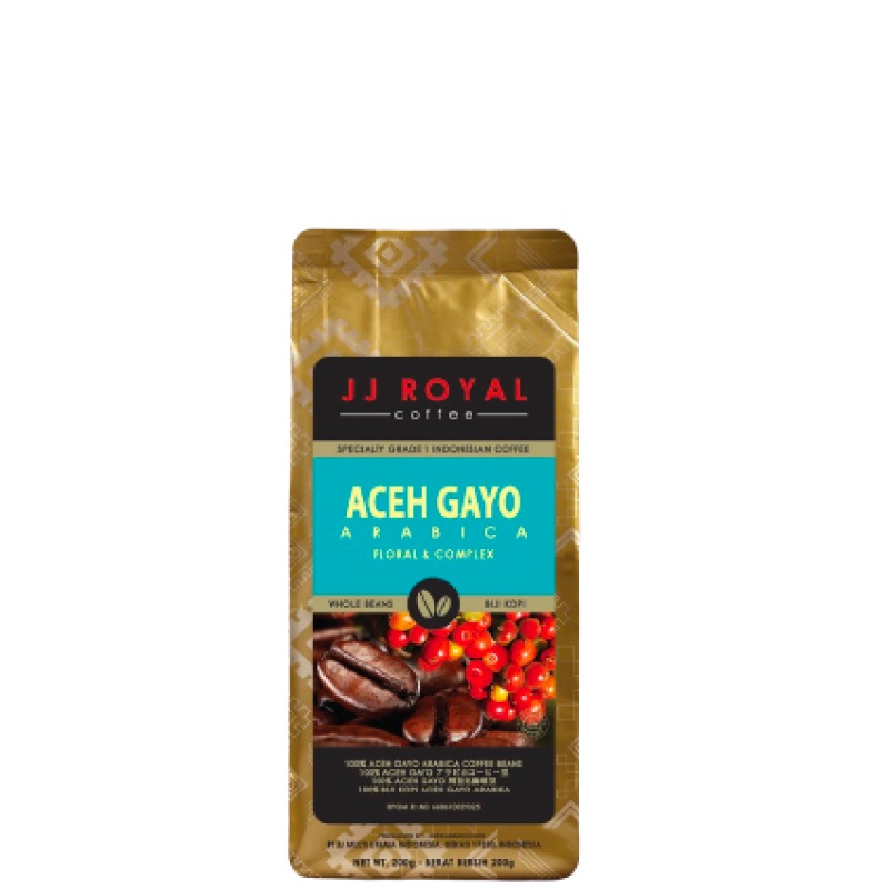 

JJ Royal Coffee Aceh Gayo Arabica Kopi 200 gr