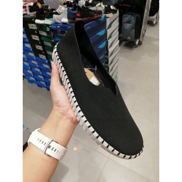 Skechers 27054/BKW. skechers sepulveda BLVD lets hang black white. skechers slipon original