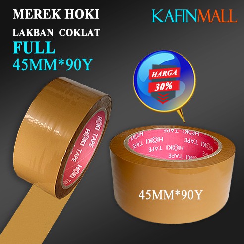 Murah Super Clean 45mmx90Y 45mmx50Y LAKBAN BENING dan Coklat HORICI TAPE DAN HOKI TAPE/ISOLASI