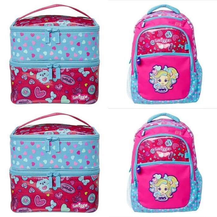 Smiggle backpack dan launch bag ORIGINAL SMIGGLE