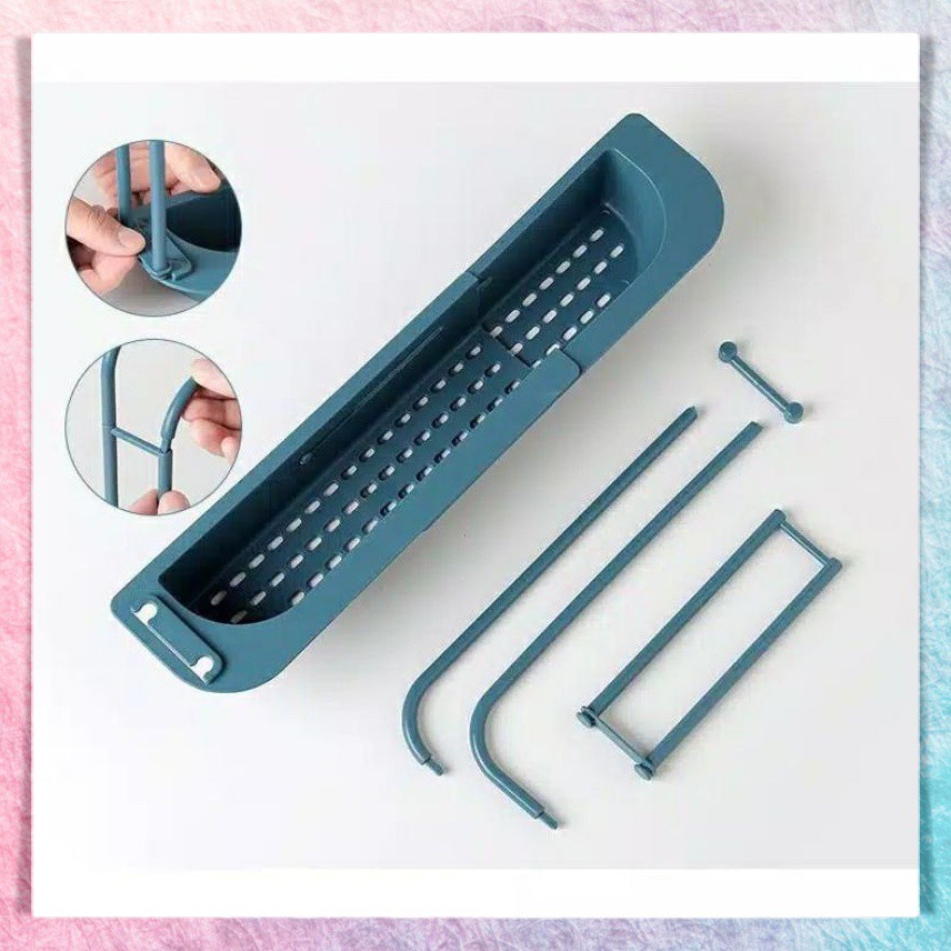 Rak Tirisan Spon | Tempat Spons Cuci Piring Lap Meja Dapur Wastafel | Kitchen Sponge Rag Rack